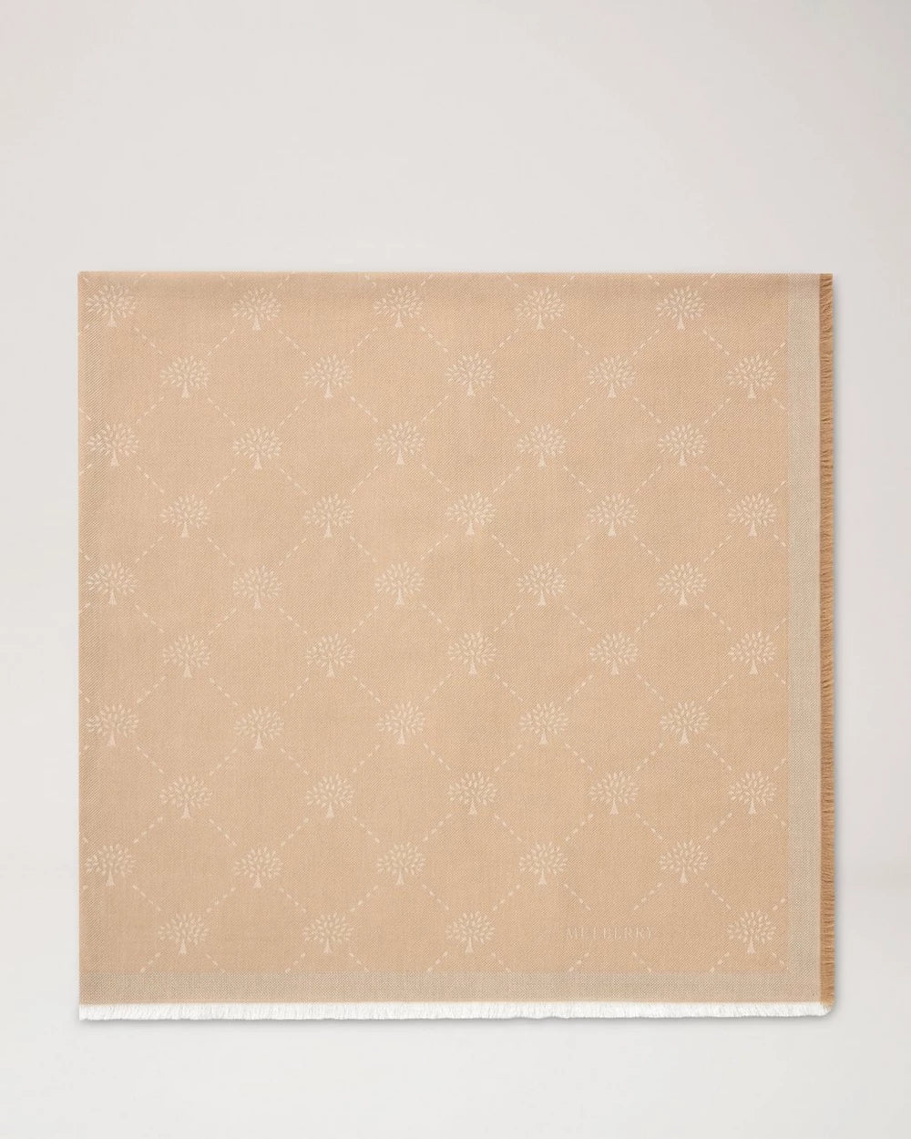 Diamond Tree Scarf, Camel