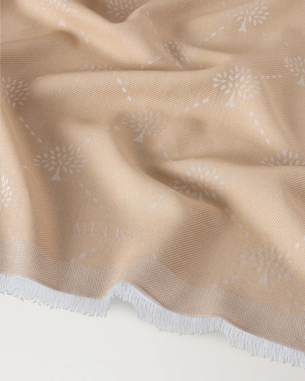 Diamond Tree Scarf, Camel