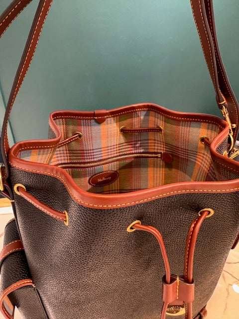 Scotchgrain Bucket, Black Cognac