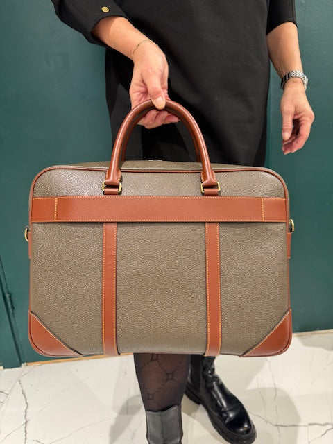Heritage Briefcase, Mole - Cognac