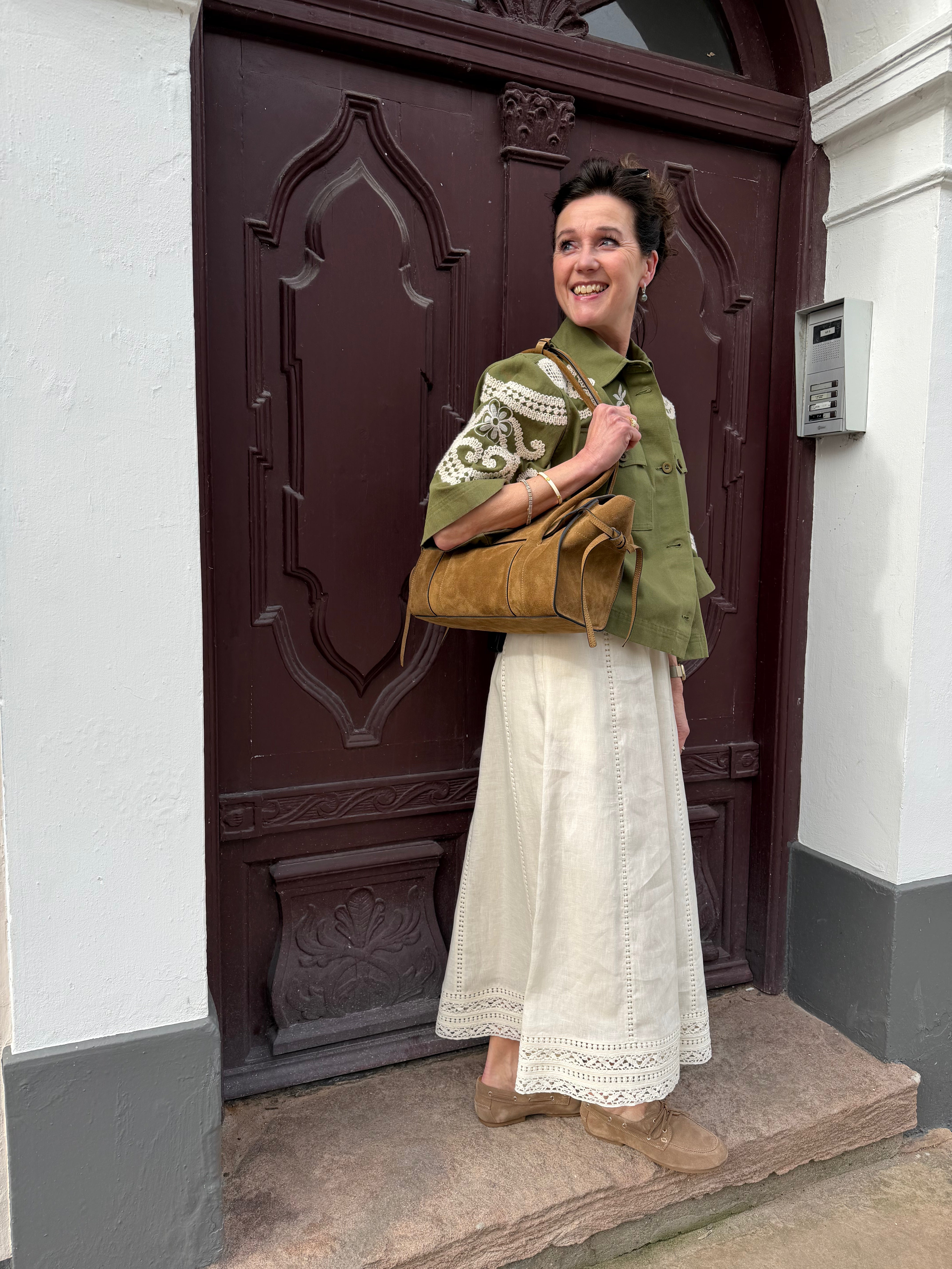 Gergo Skirt, Offwhite