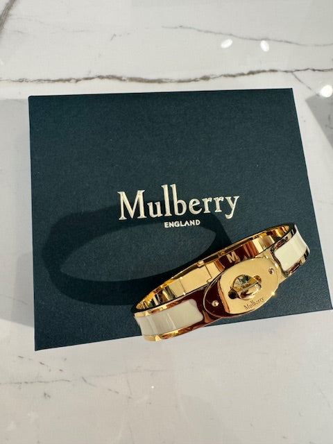 Bayswater Enamel Bracelet, Eggshell