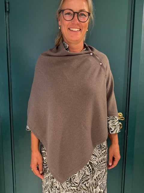 RWLaica Cashmere Poncho, Falcon