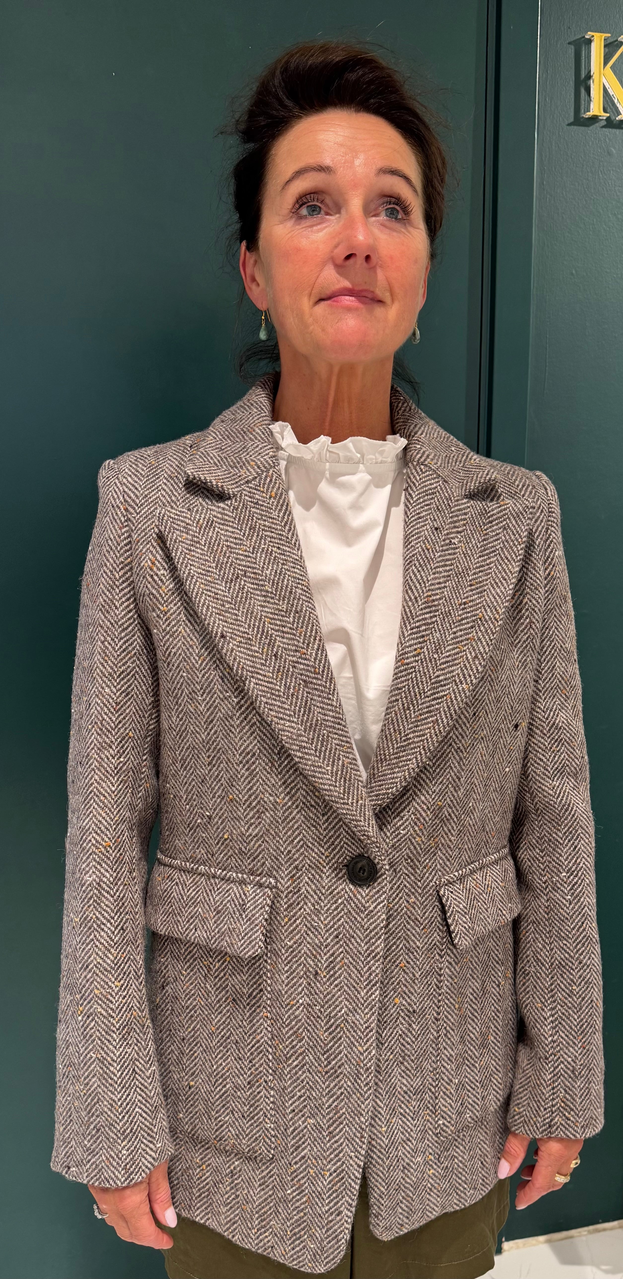 Floea Blazer Marron Chine