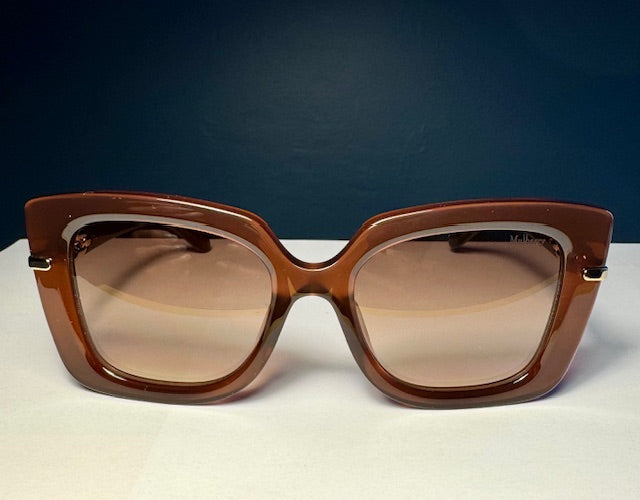 Amberley Square Sunglasses, Bio Acetate, Light Browm