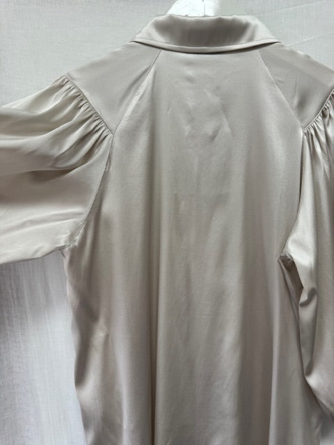 Iria Silk Blouse, Champagne