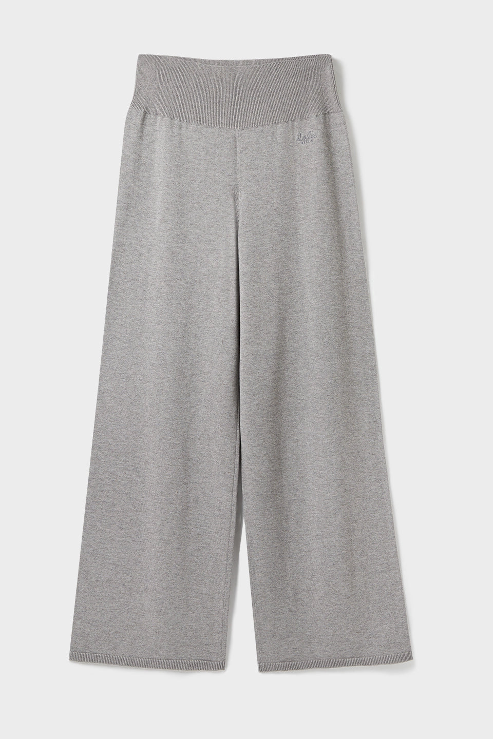 Kaia Stickade Byxor, Grå