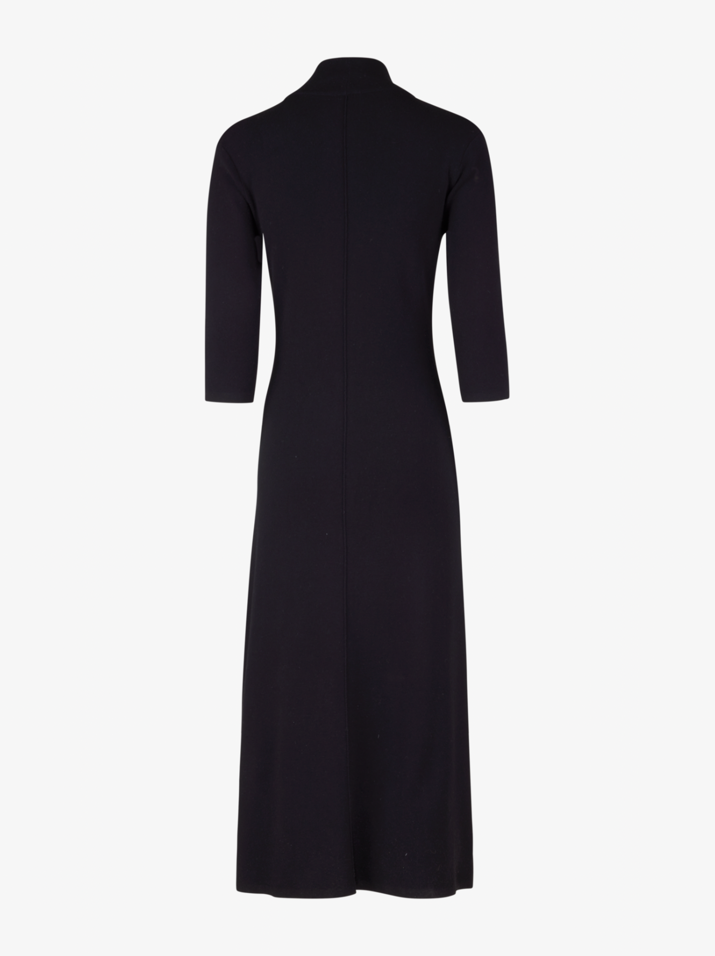 Kristel Stickad Klänning, Svart