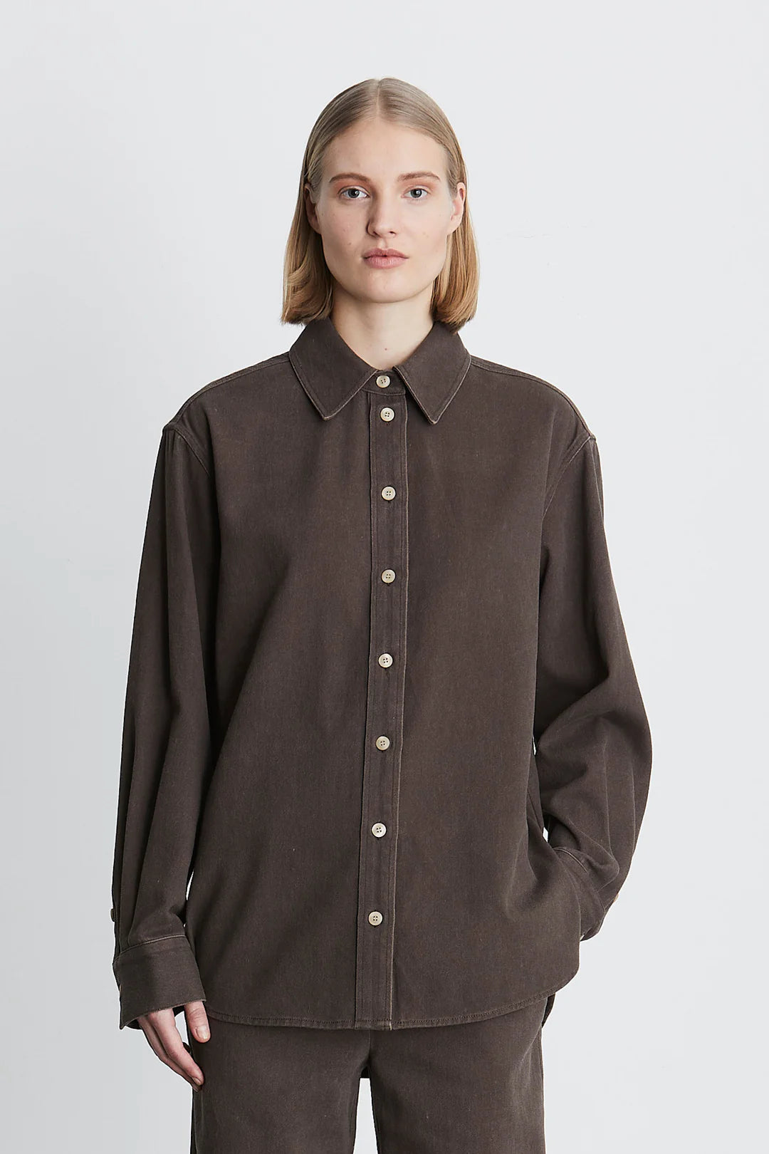 Maima Shirt, Ash Gray