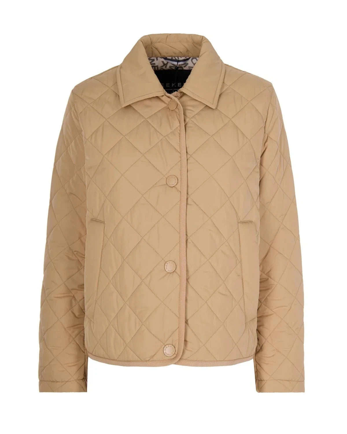 Gelo quiltad jacka, Beige