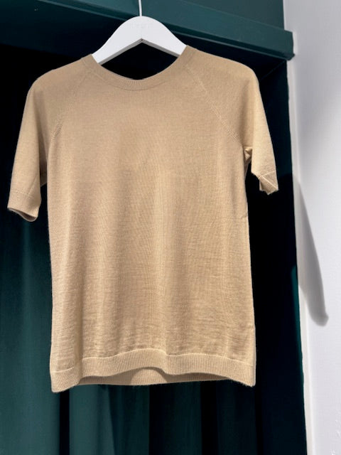 Orbita Knit Blouse, Camel
