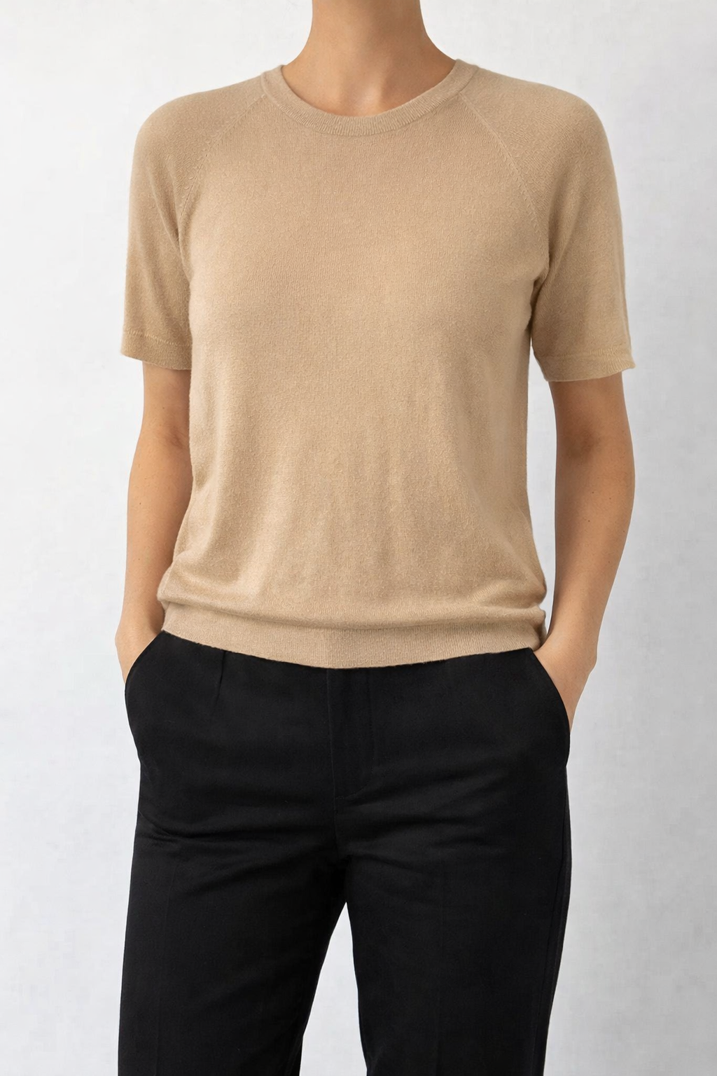 Orbita Knit Blouse, Camel