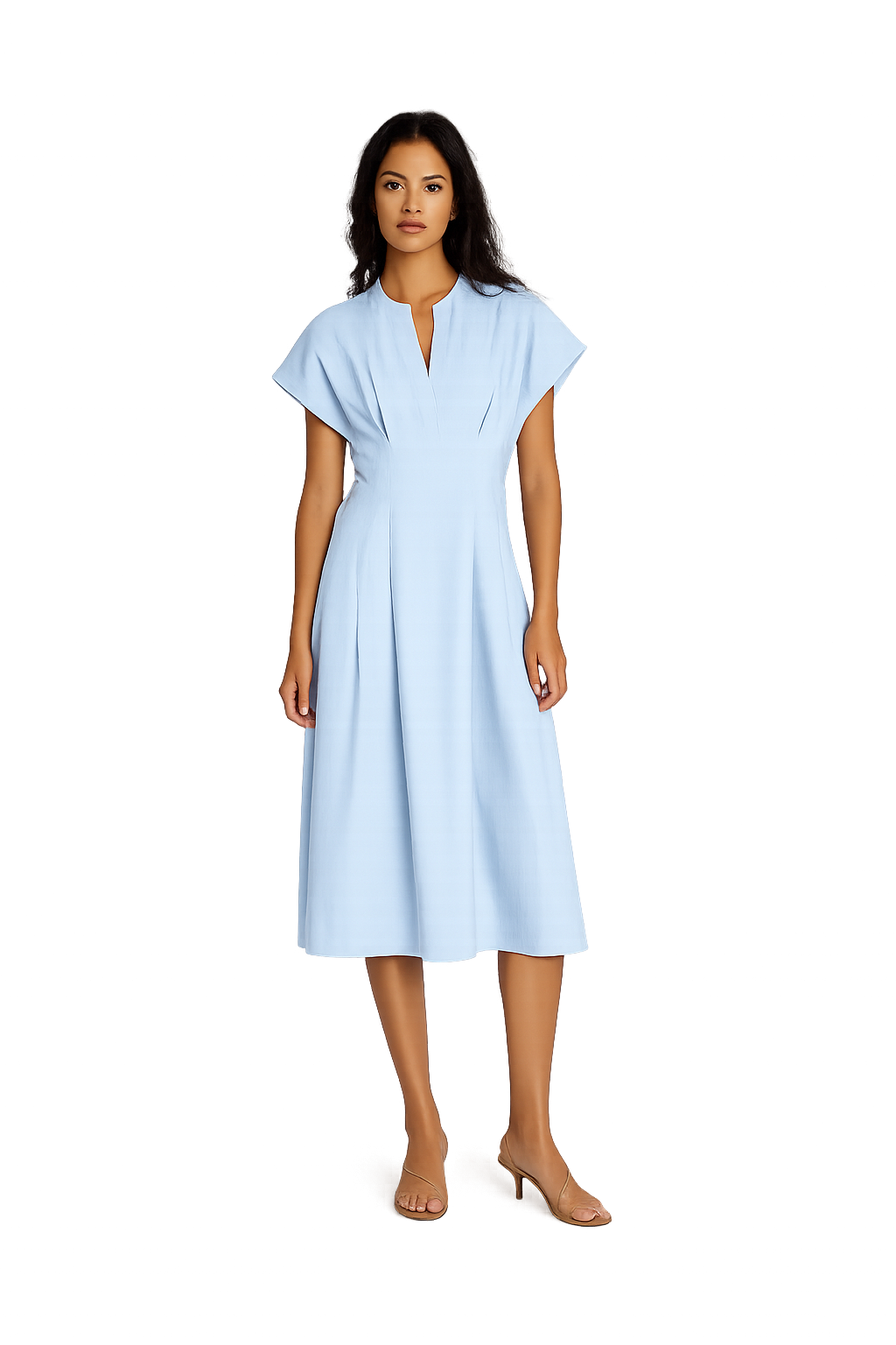 Arkia Dress, Light Blue