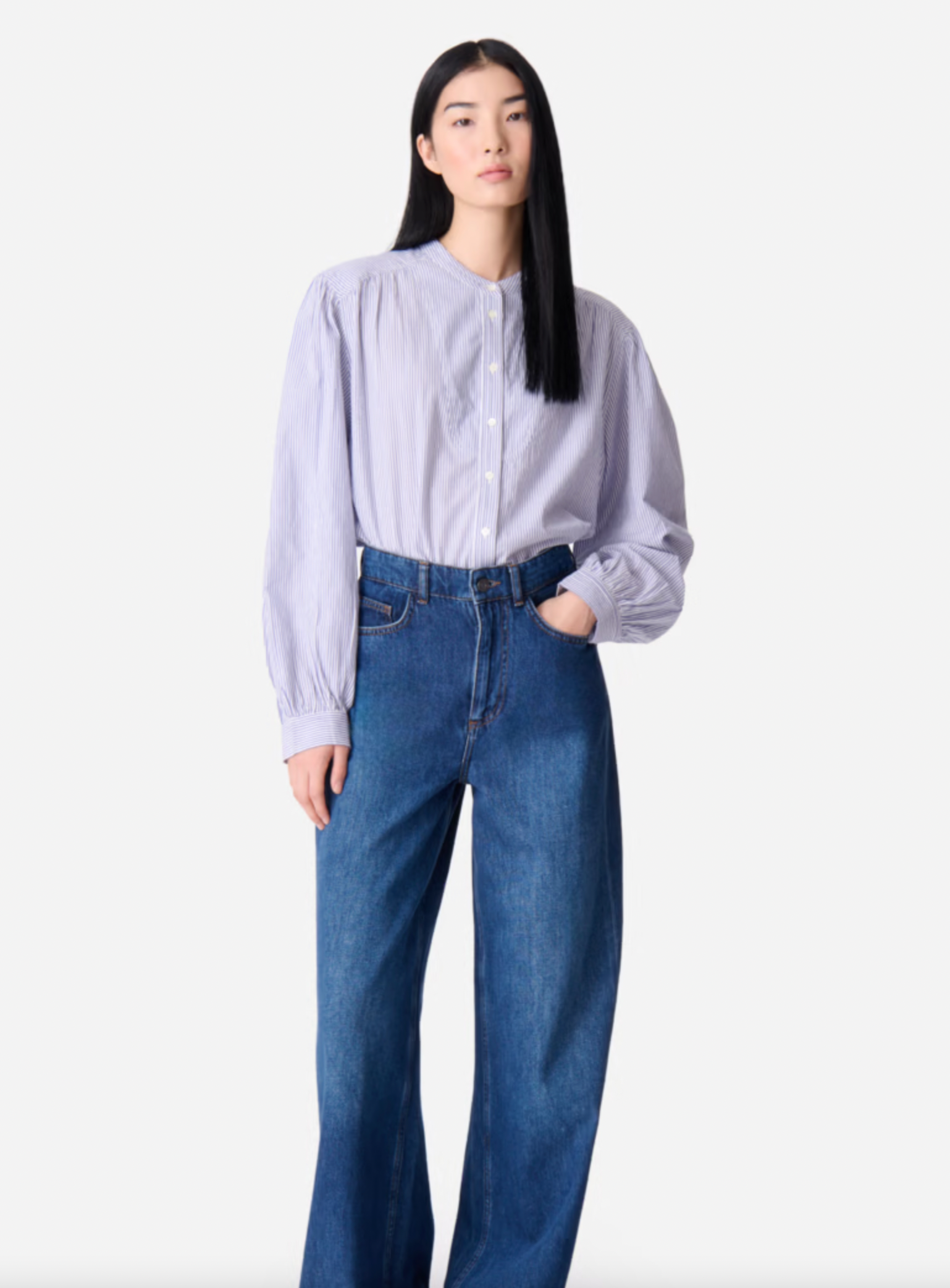 Chouchou Blouse, Blue