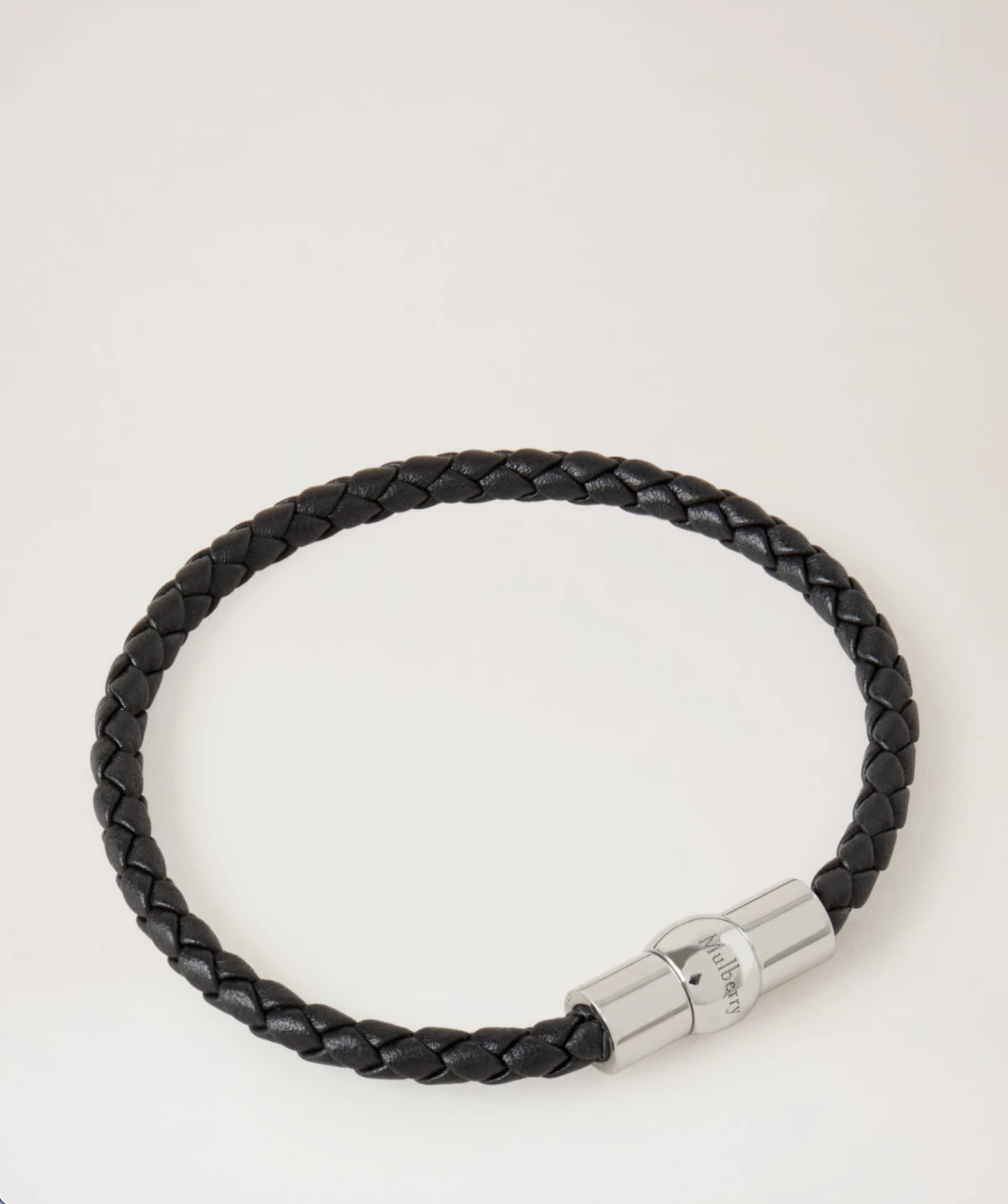 Iris Unisex läderarmband, svart.