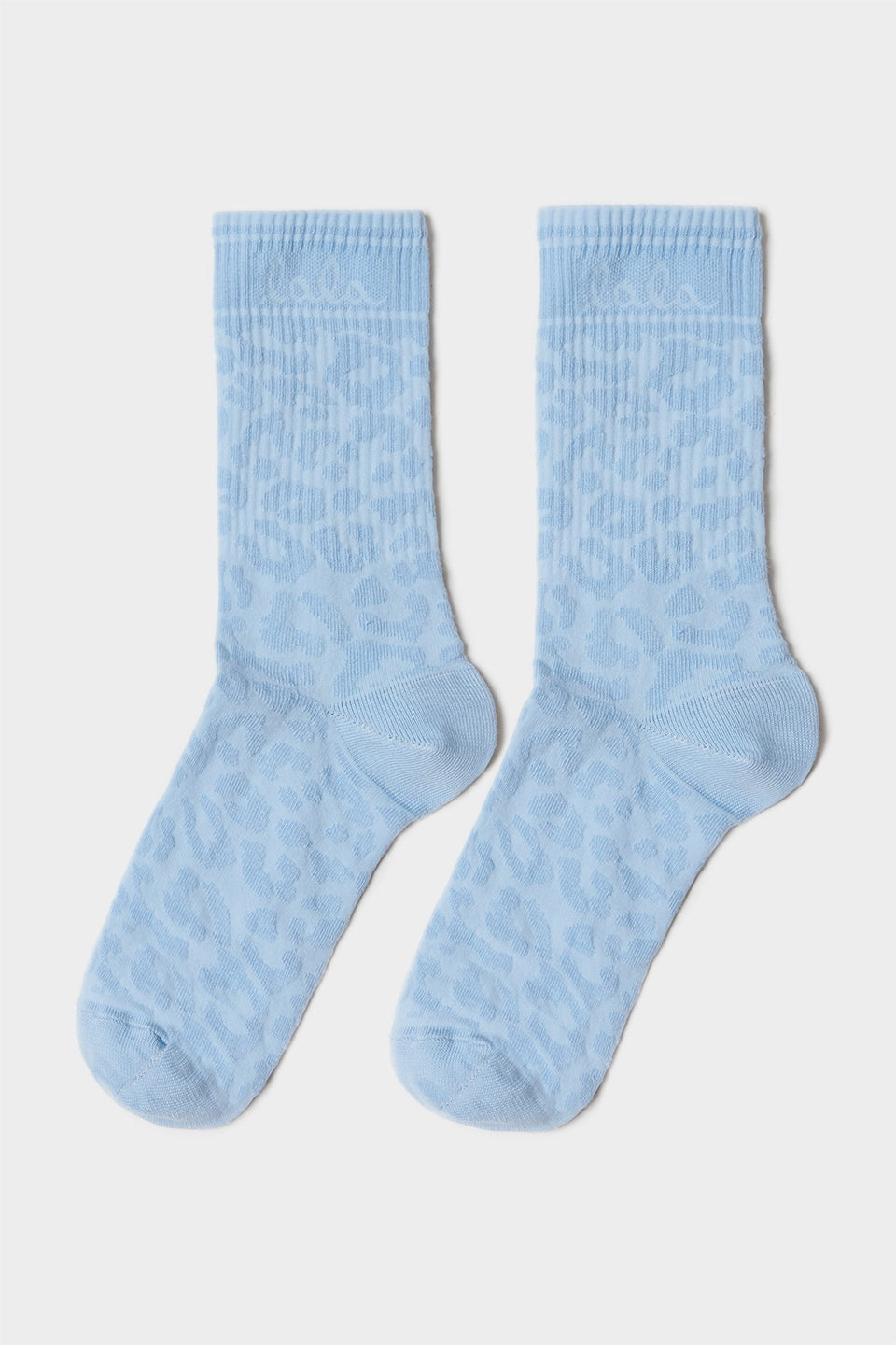 Socks Sanira Bold Animal Print, Light Blue Leo