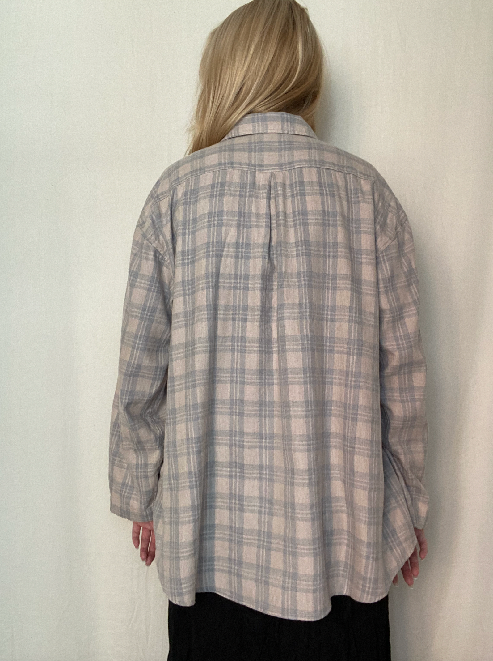 Elin Oversized Shirt With Pockets, Brown / Grey Check