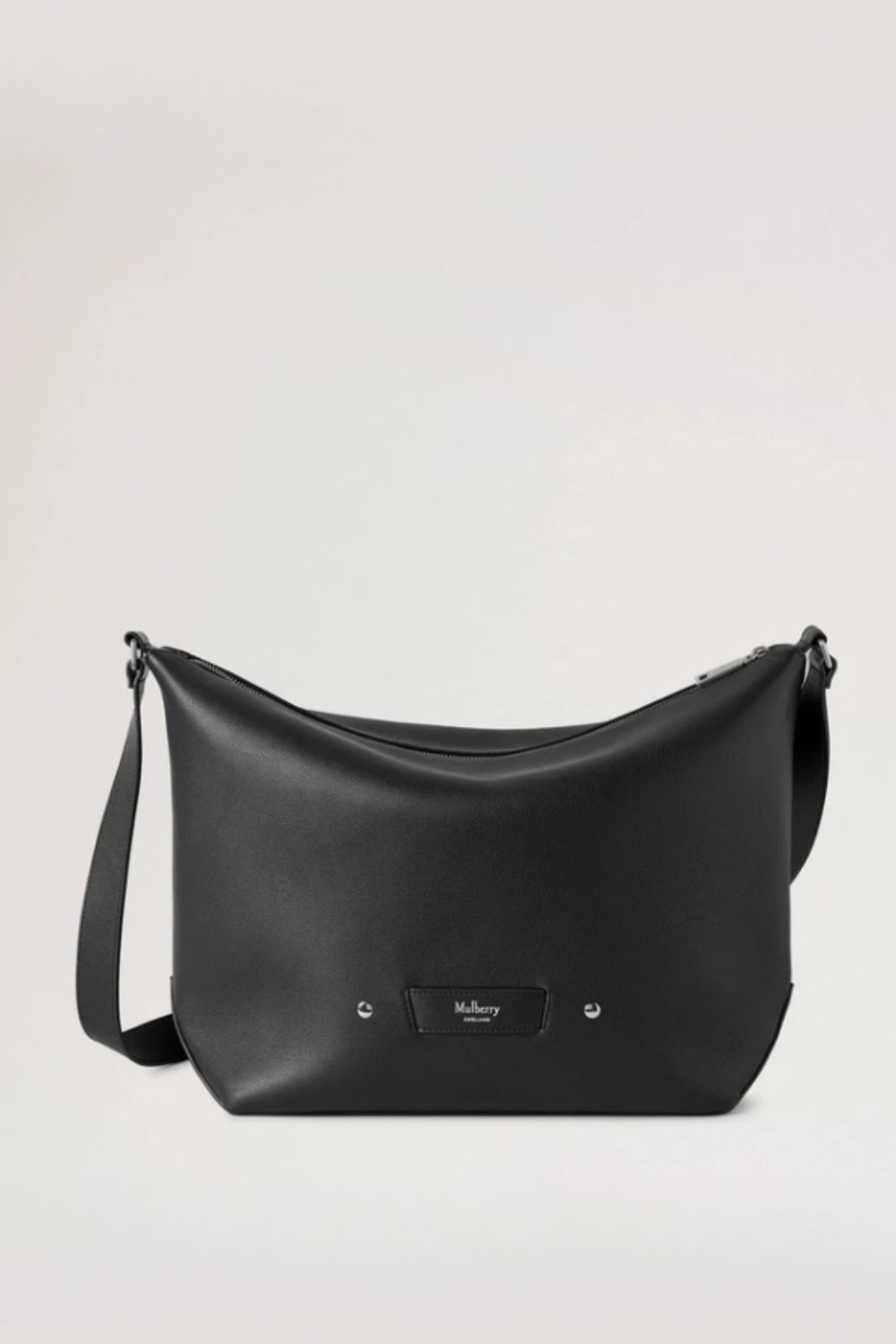 Rye Messenger Supple Calf, Schwarz