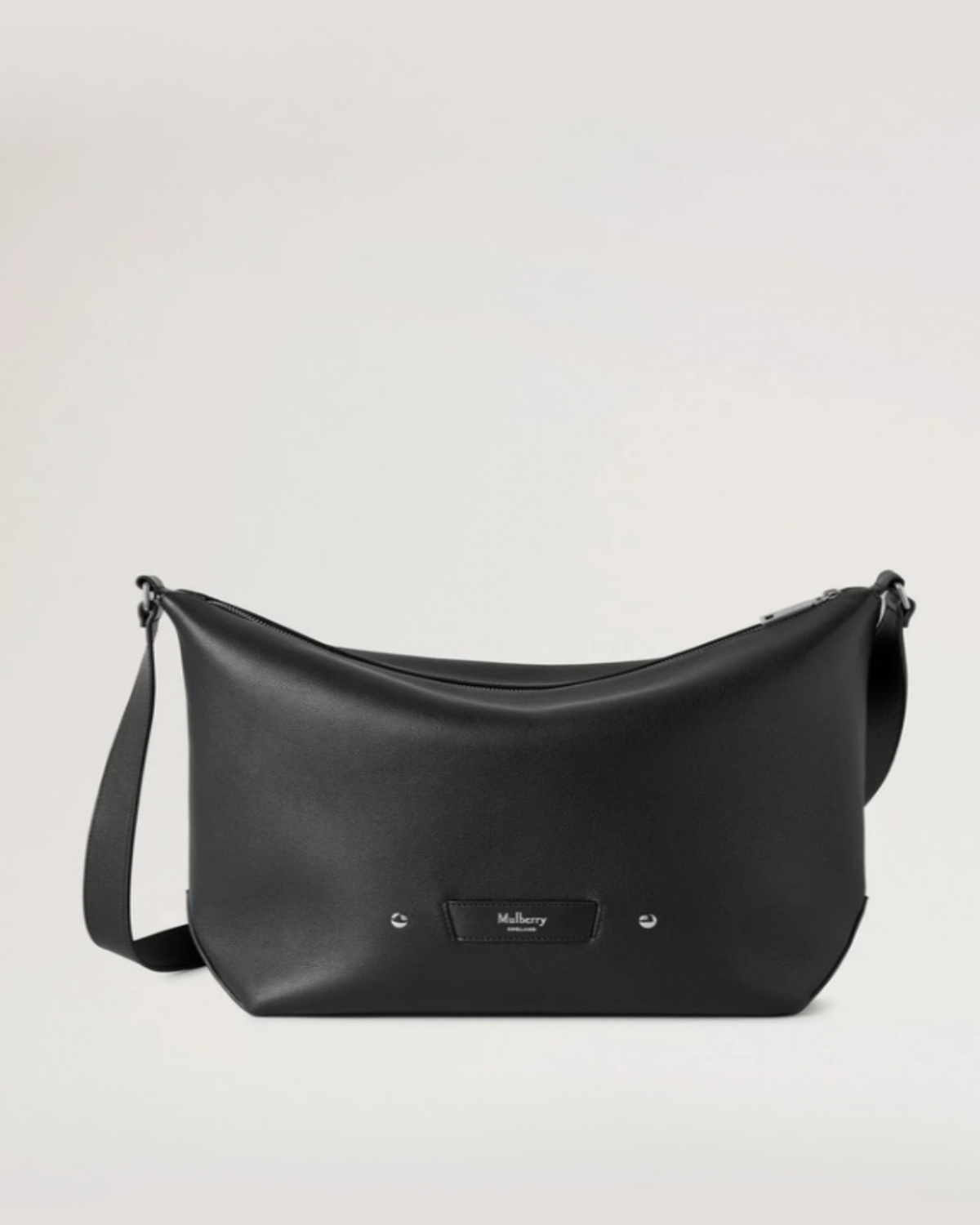 Rye Messenger Supple Calf, Schwarz