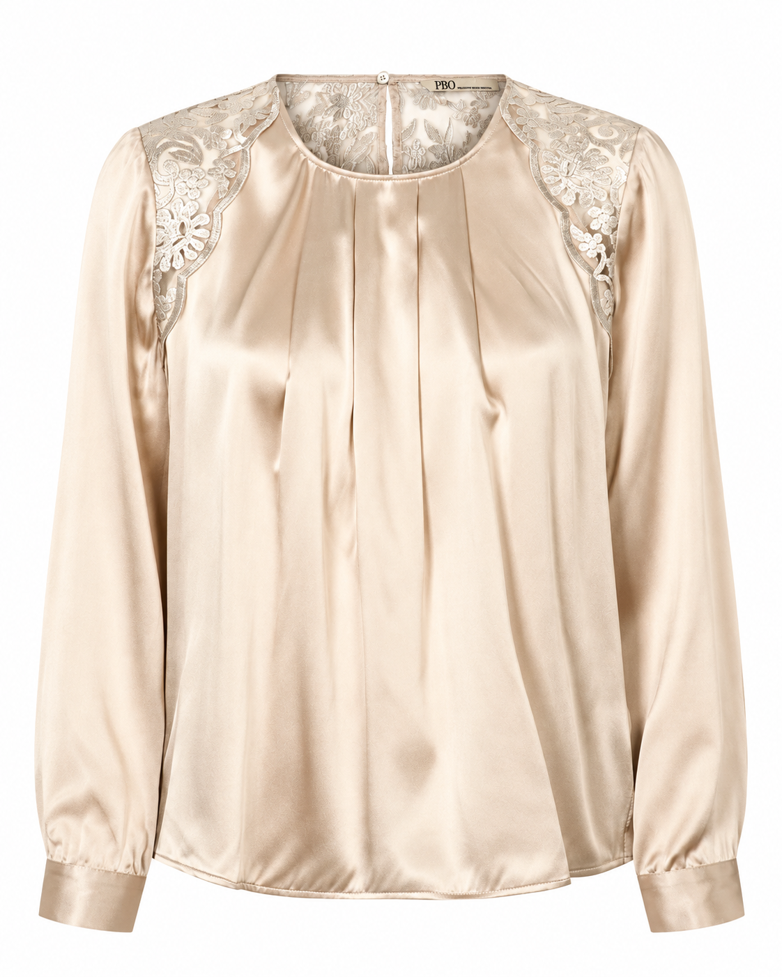 Laura-Bluse, Champagner