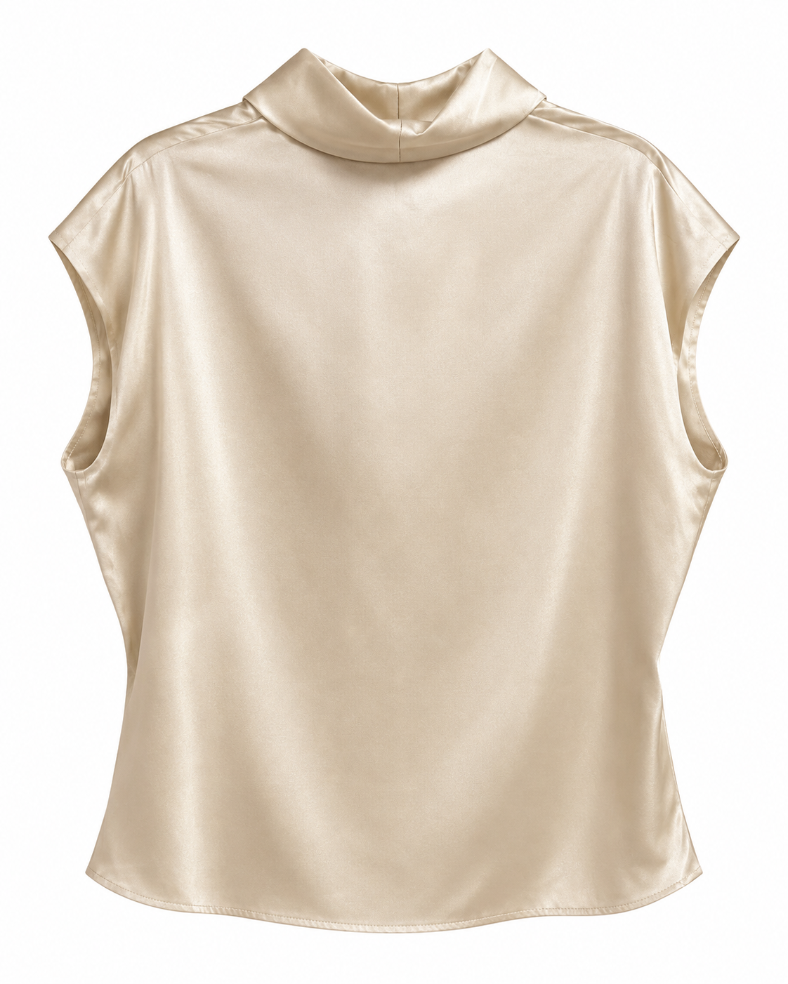 Flora-Bluse, Champagner
