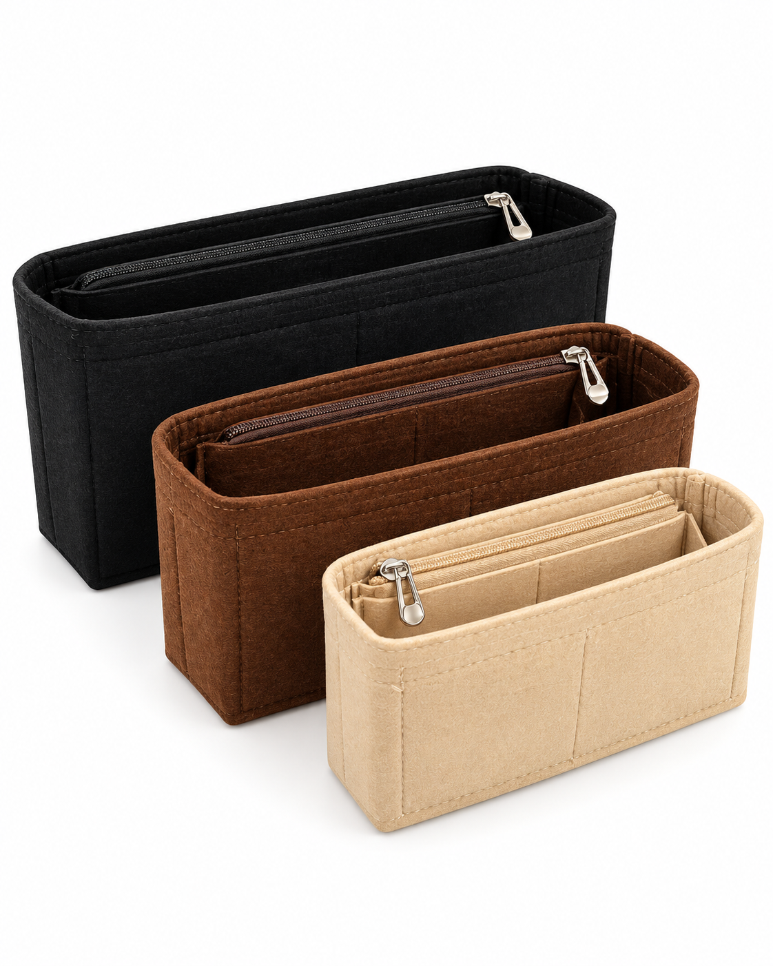 Tascheneinsatz – NIEDRIG – Organizer für Taschen – Weitere Farben: