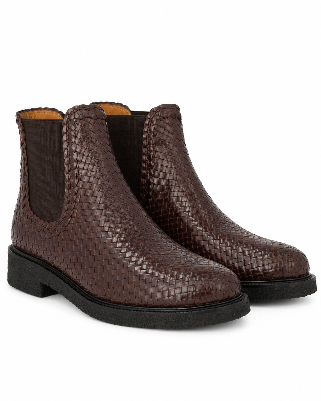 Handgeflochtener Chelsea-Stiefel