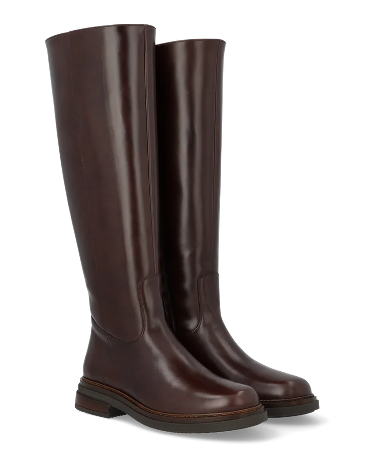 Langskaftet støvle, Dark Brown