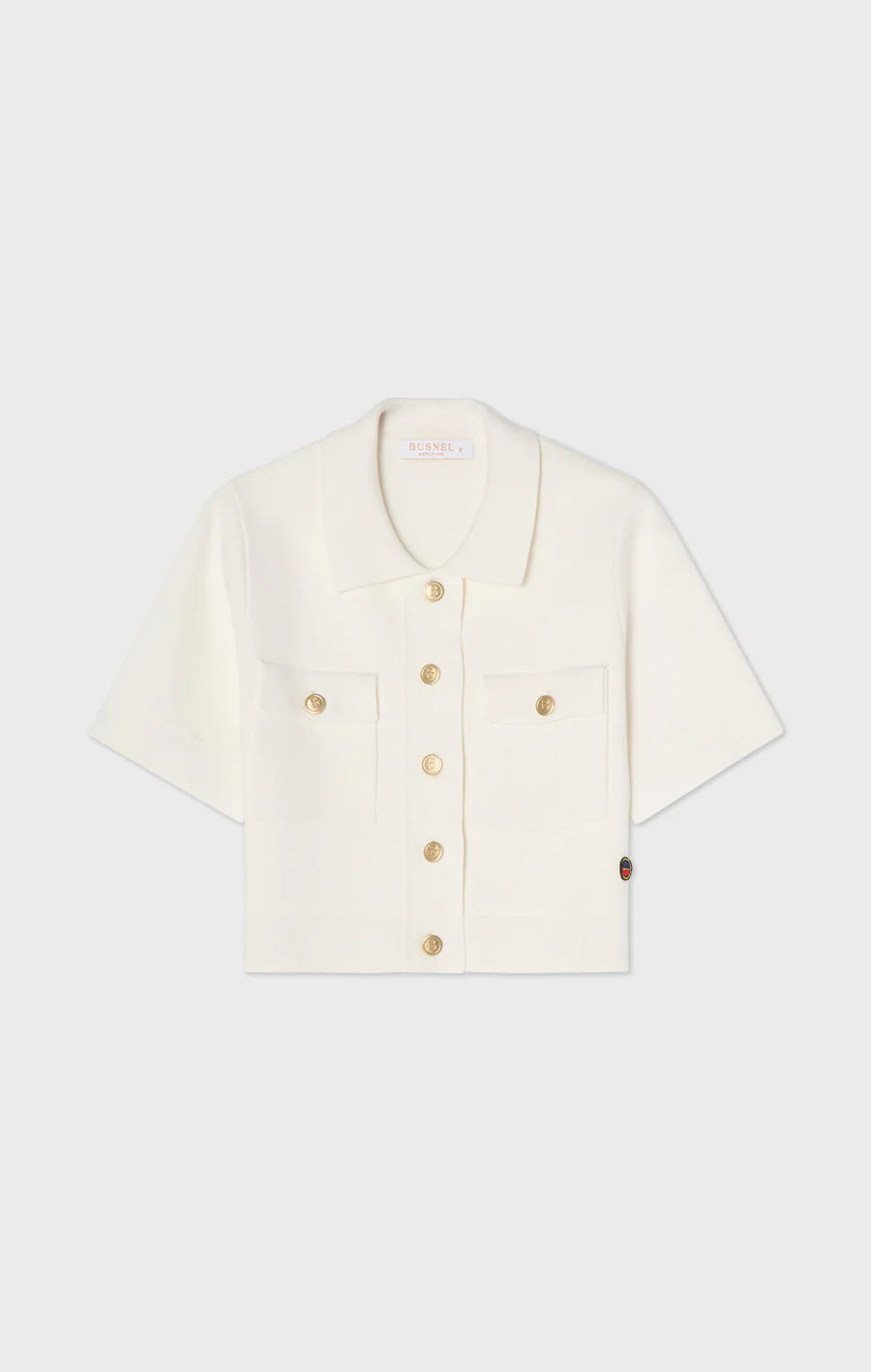 Valerie Knit Jacket Top, Ecrü