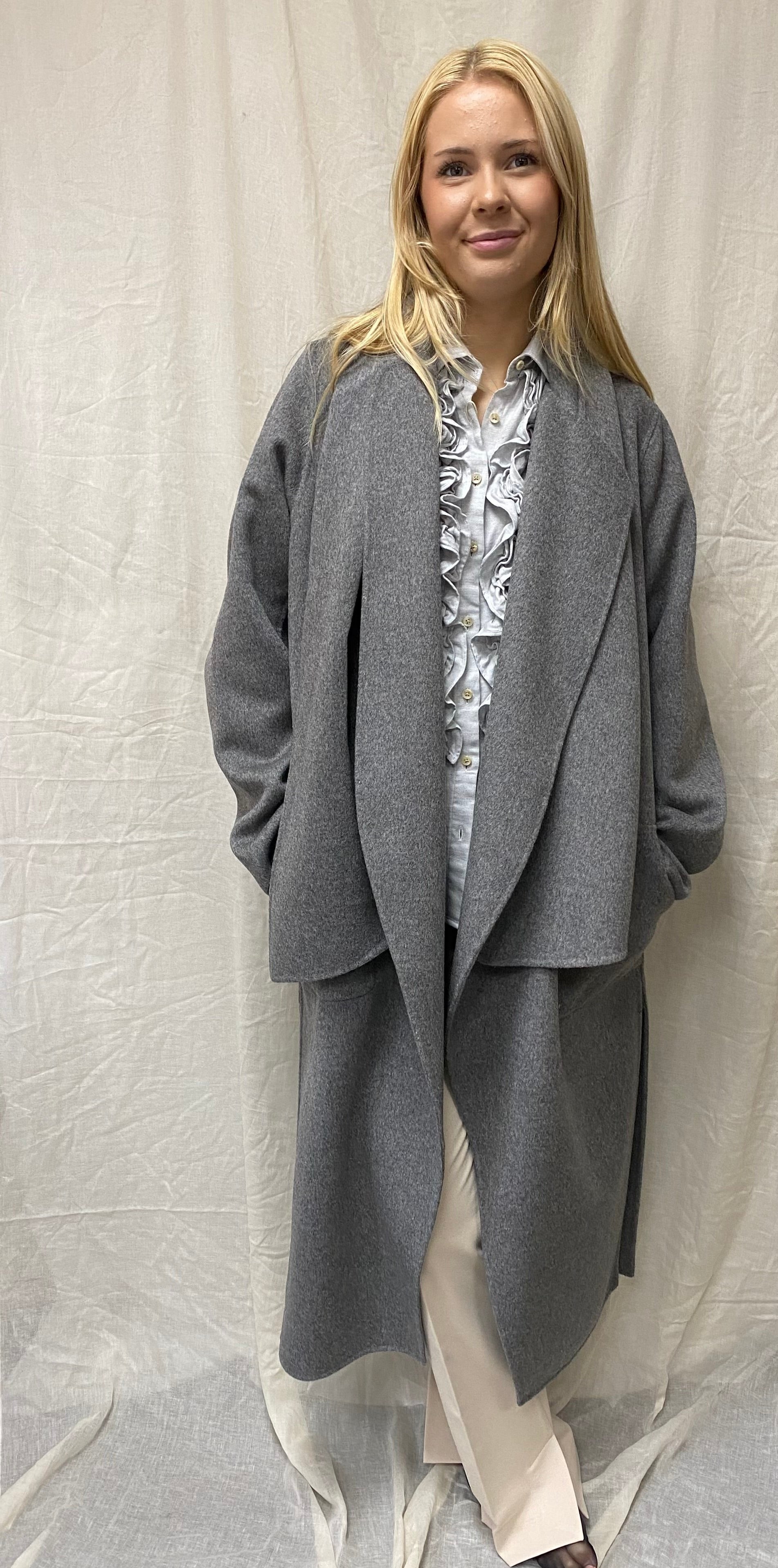 Valeran Coat Wool, Grey