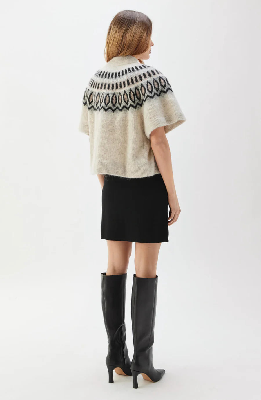 Vilanie Cardigan Jaquard, Sandstorm