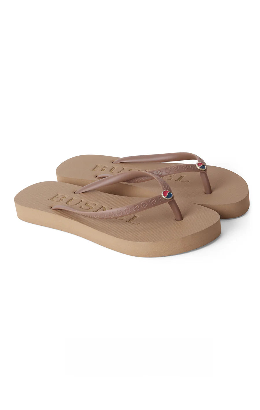 Vivi flip flop, Tan/guld