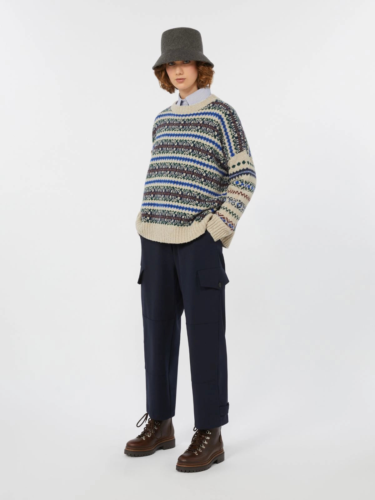 Rivetto Sweater, Ecru