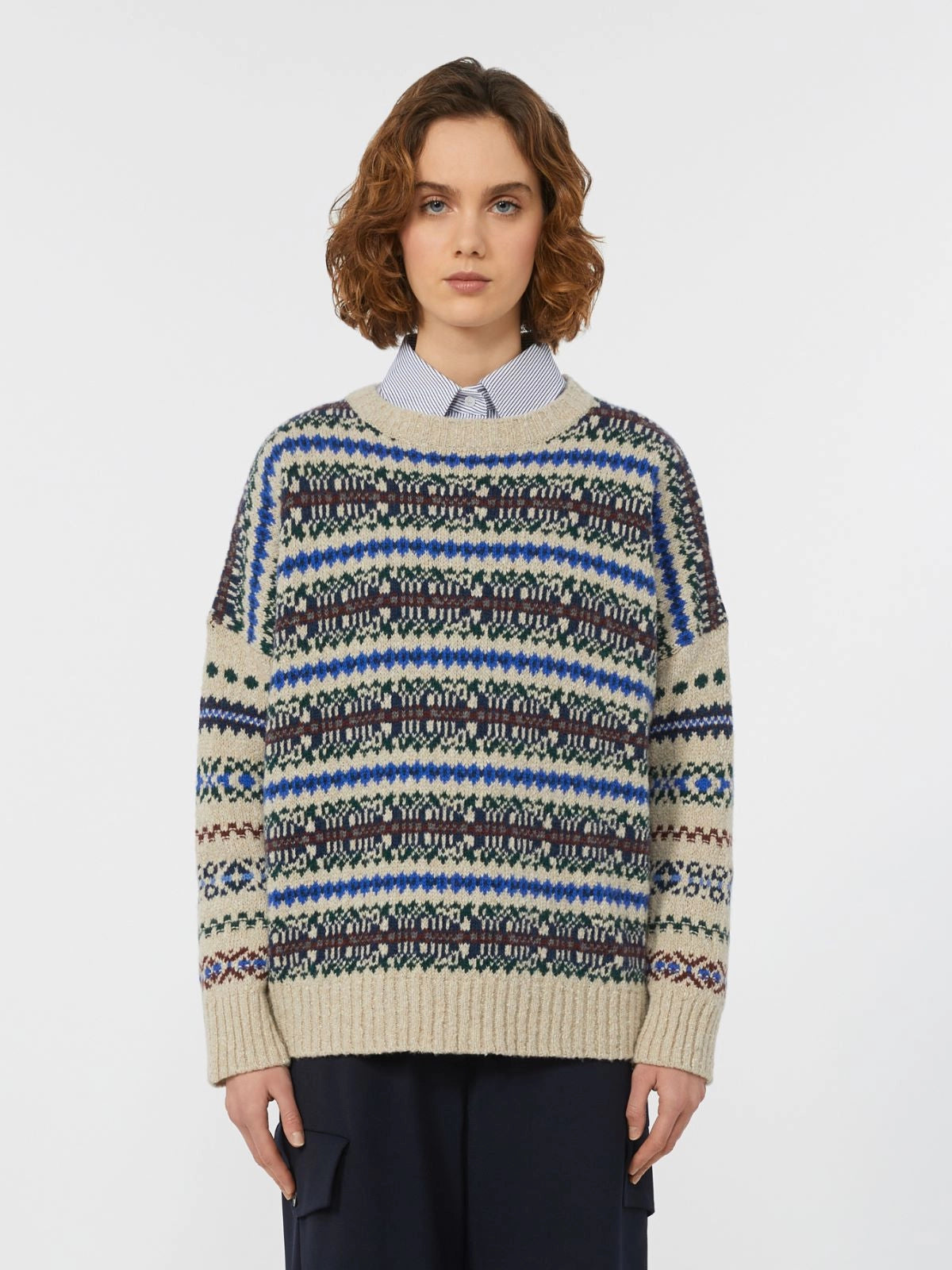 Rivetto Sweater, Ecru