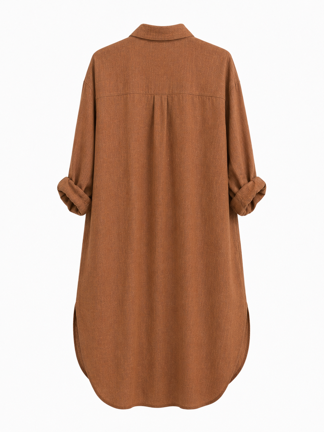 Tabakfarbenes Kleid, Braun