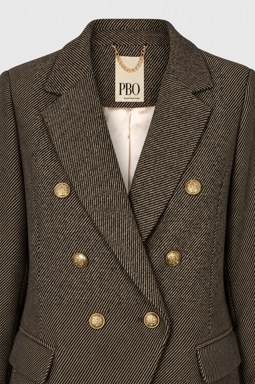 Crombie blazer - Black/Beige