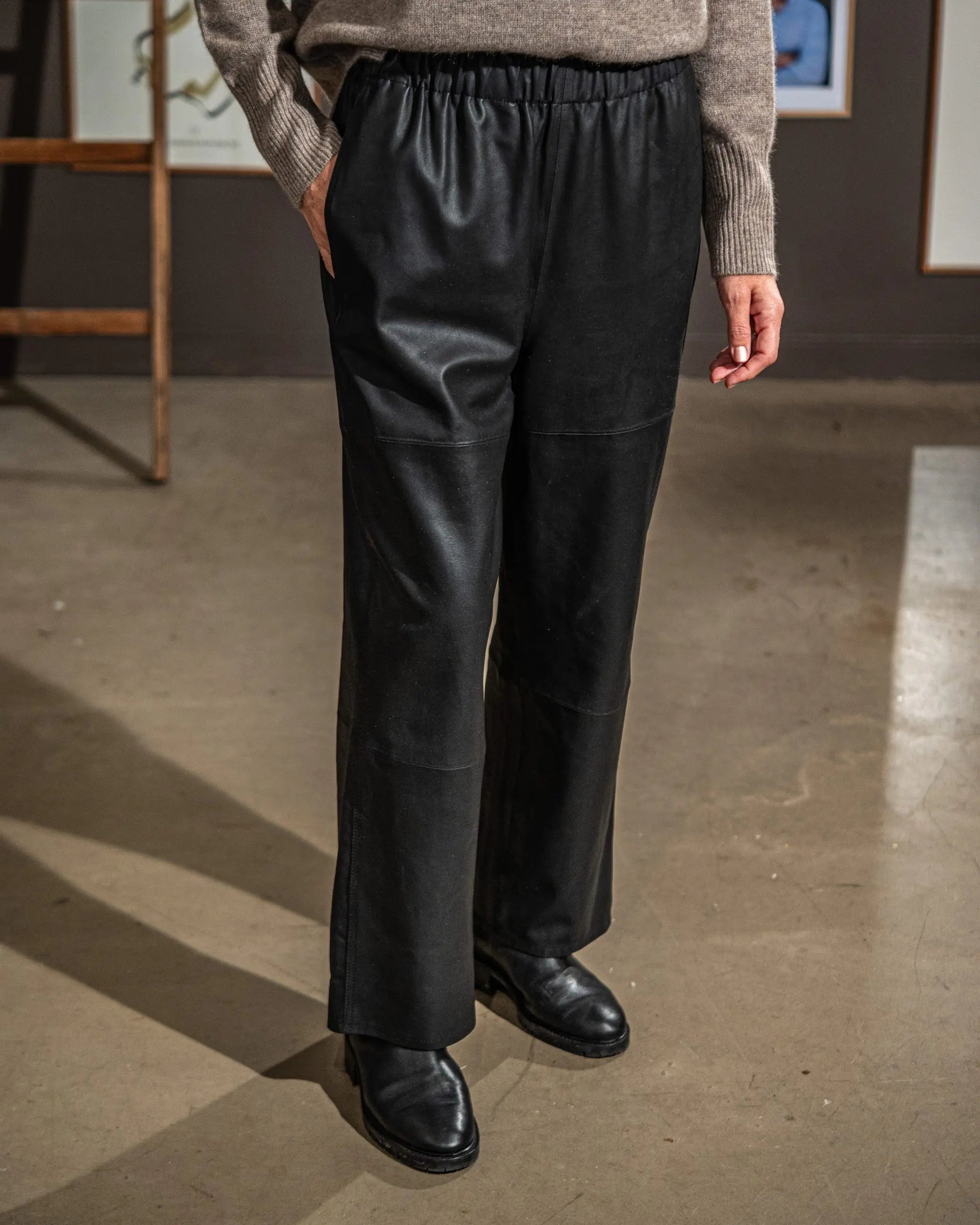 Benedikte Utzon - Maggi Leather Pants, Black