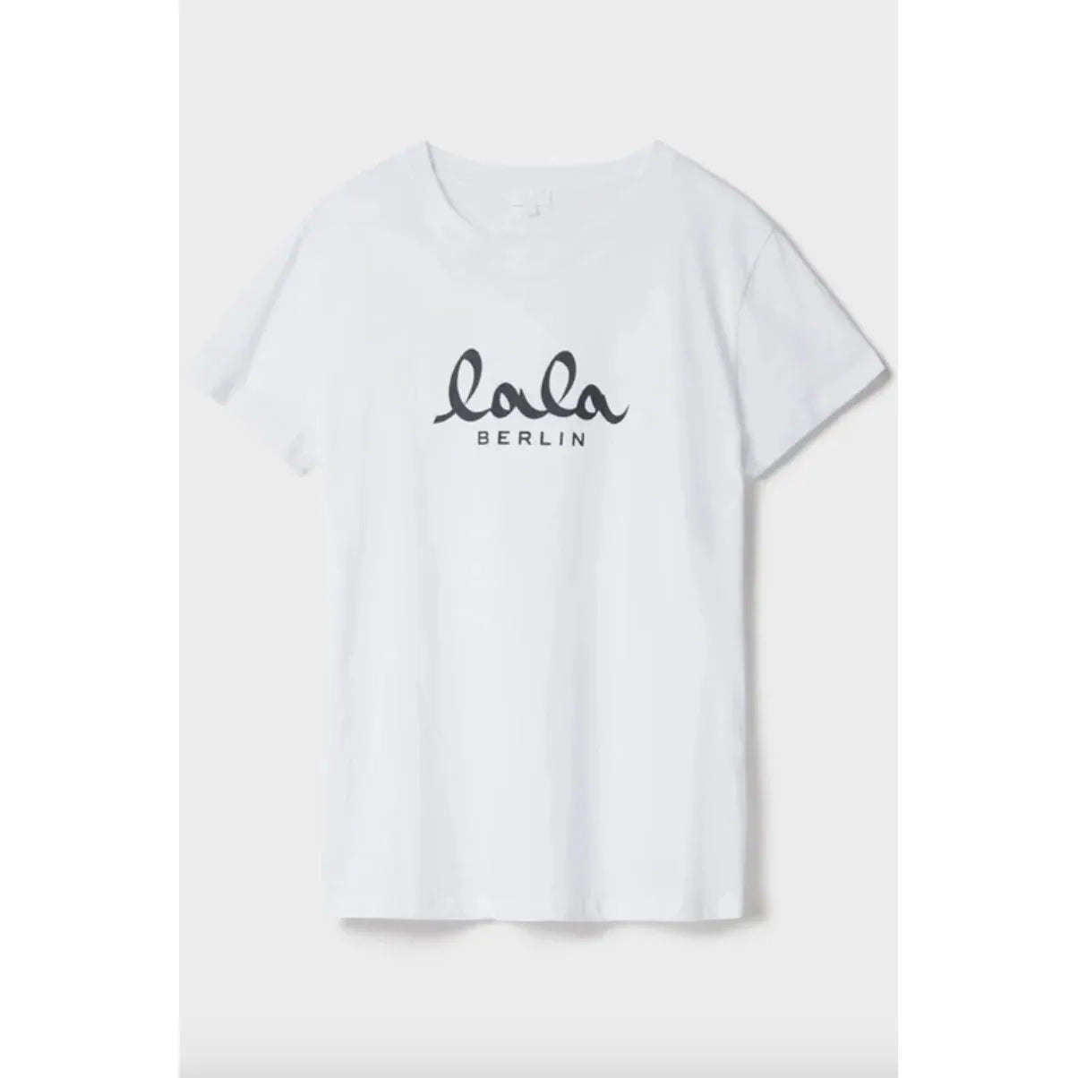 Cara T-shirt, Vit / Svart Logotyp