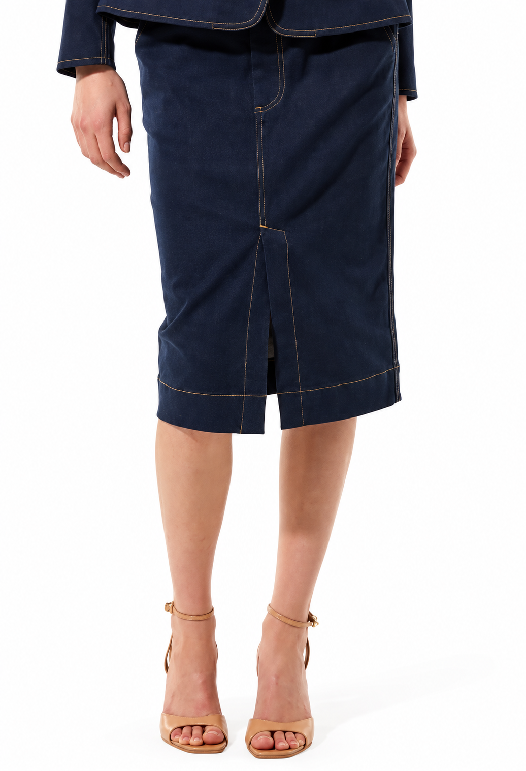 AnniDEA NS Pencil Skirt, Classic Blue