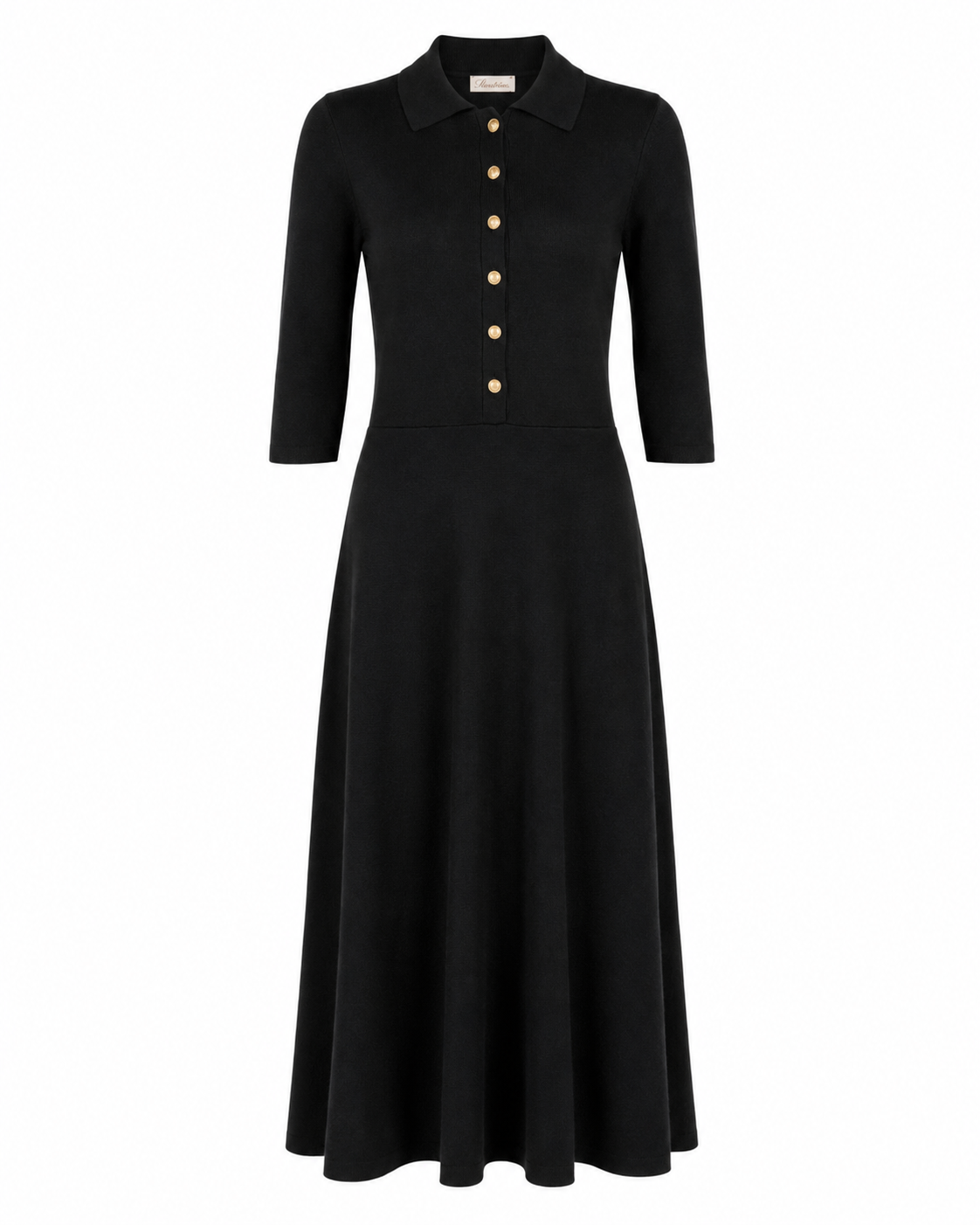 Melany Strickkleid, Schwarz