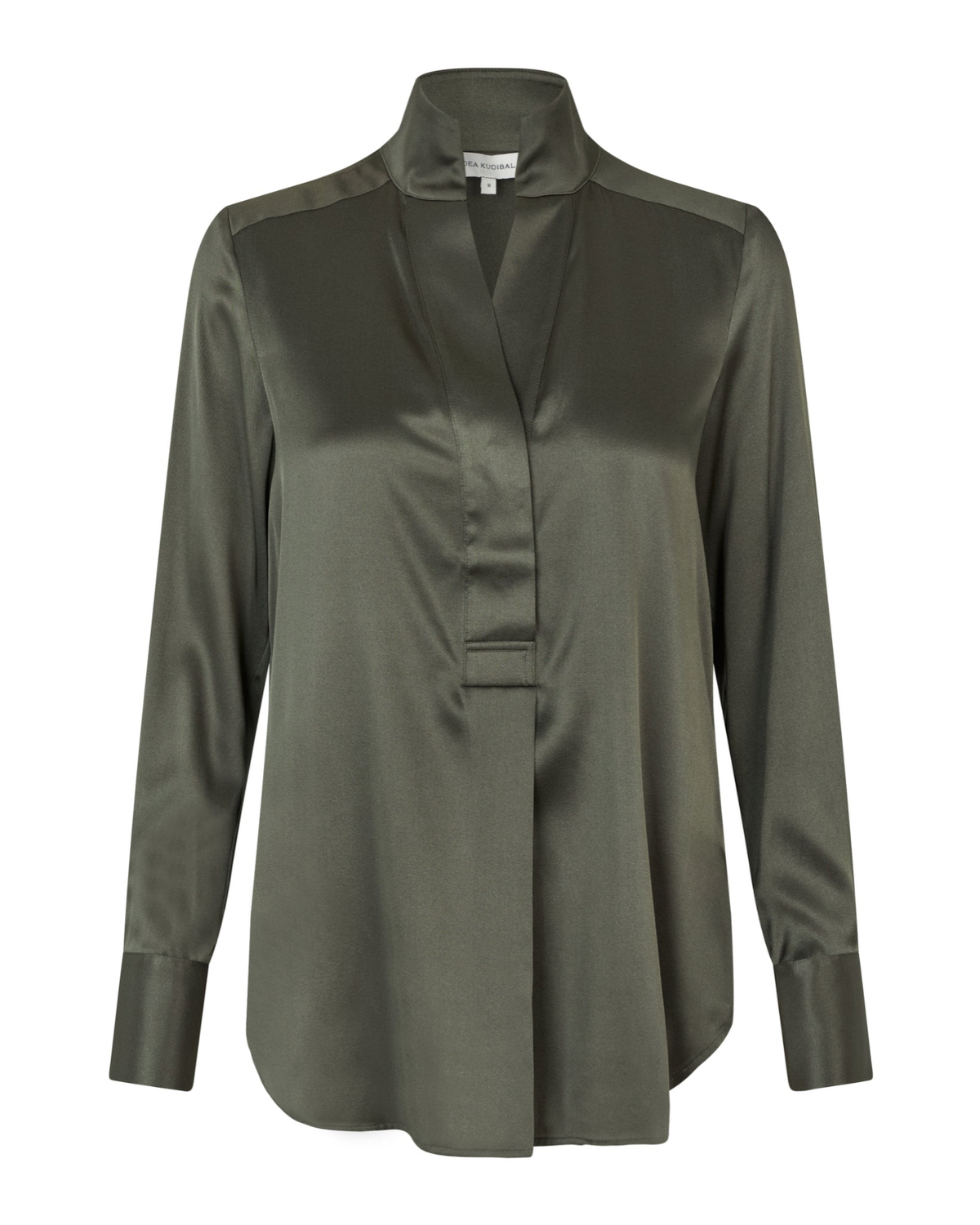 NateDea Silk Blouse, Hunter