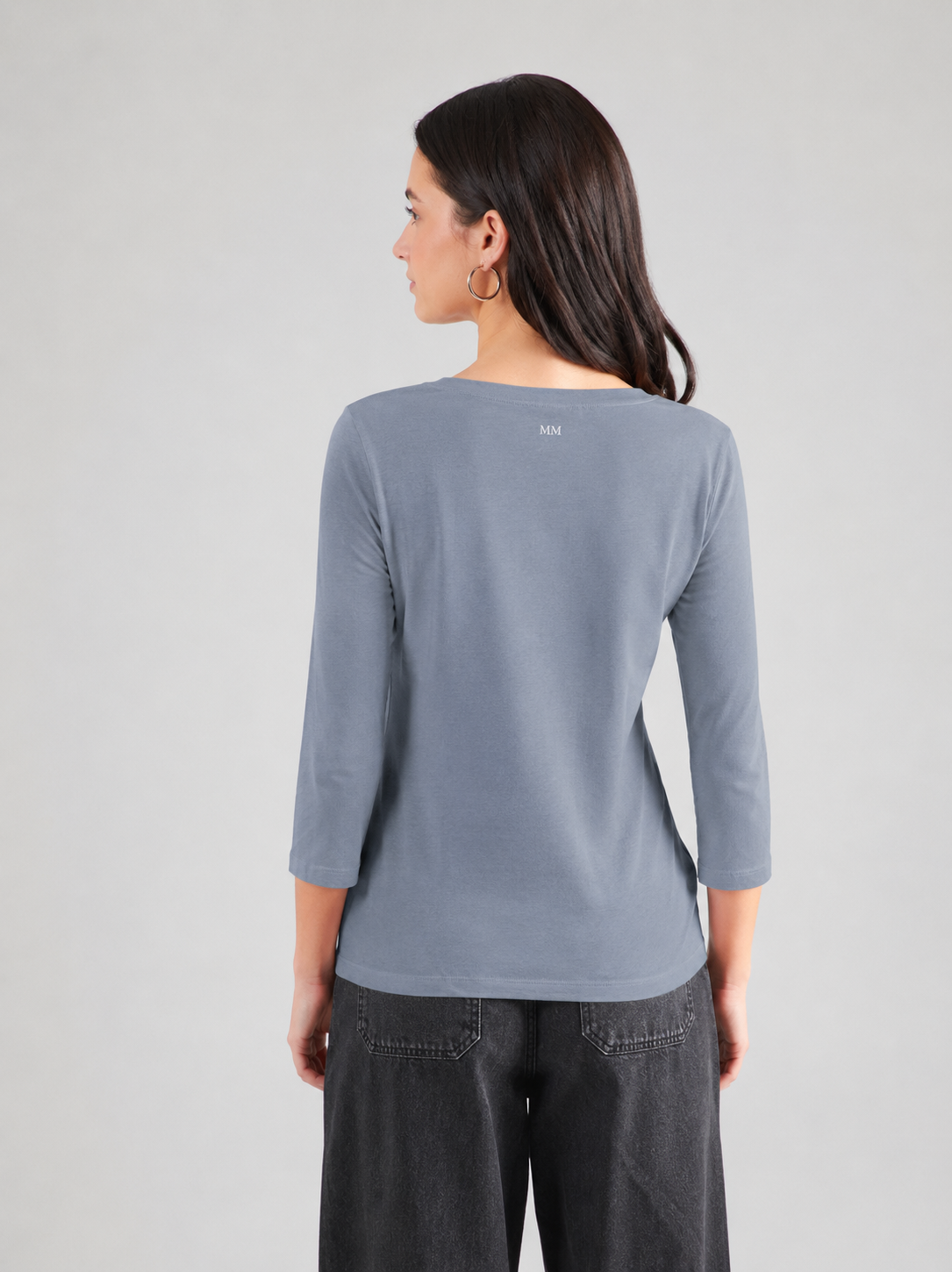 MM Obliqua Top, Grey