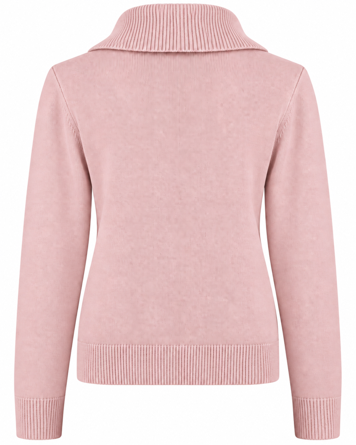 Myla Half Zip Sweater, Rosa