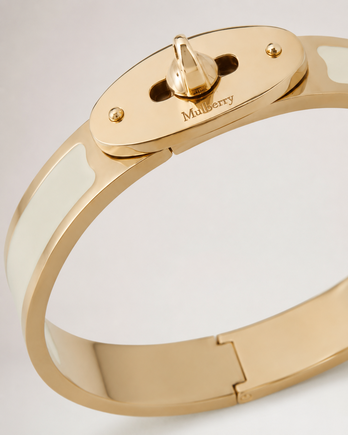 Bayswater Emaille-Armband, Eierschale