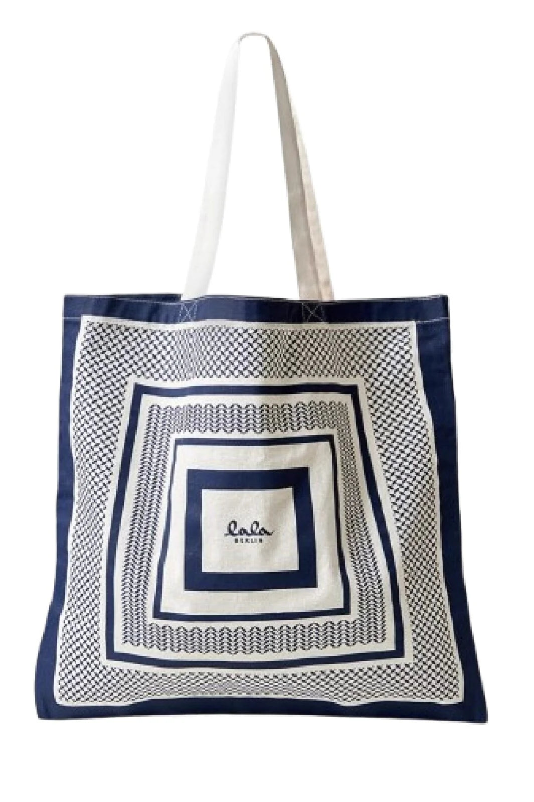 Maja Canvas Tote - Heritage Stripe Navy