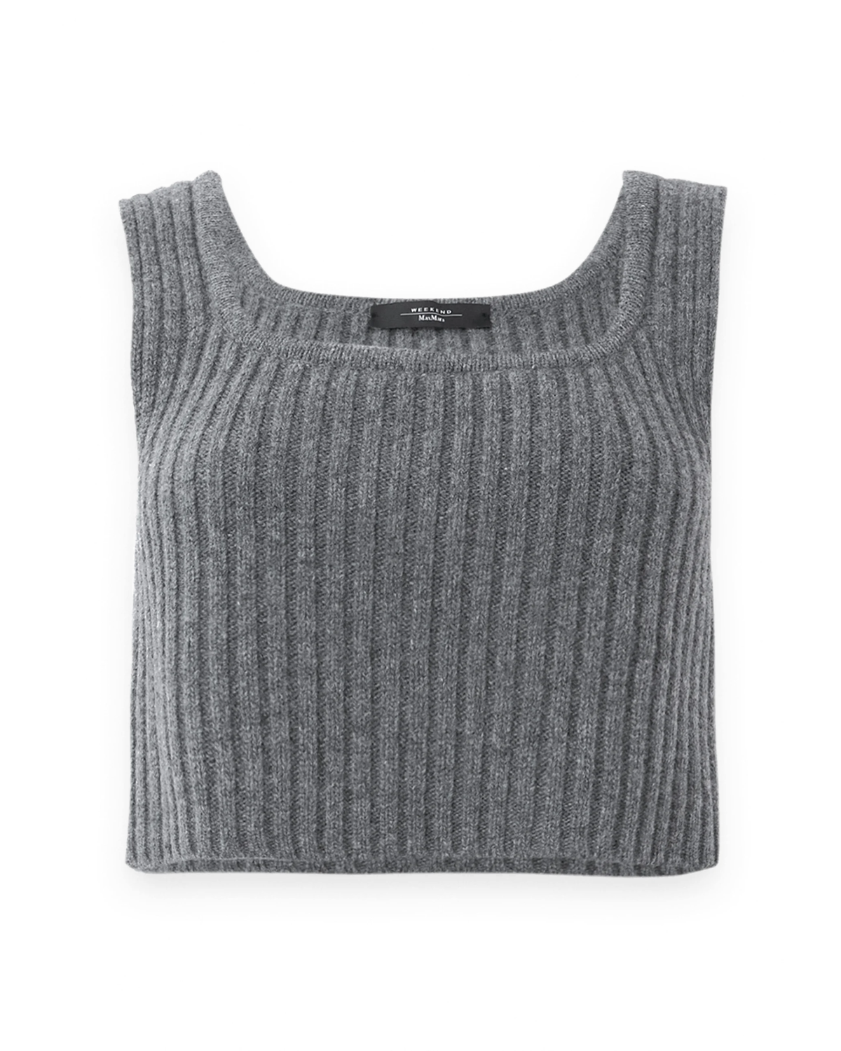 Zurca, kurze Strickweste, Grau