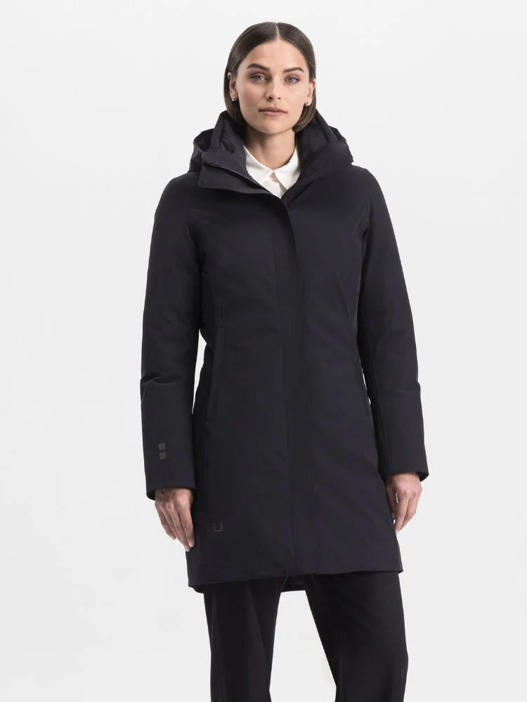 Vit Heat Parka, Mörk Sand