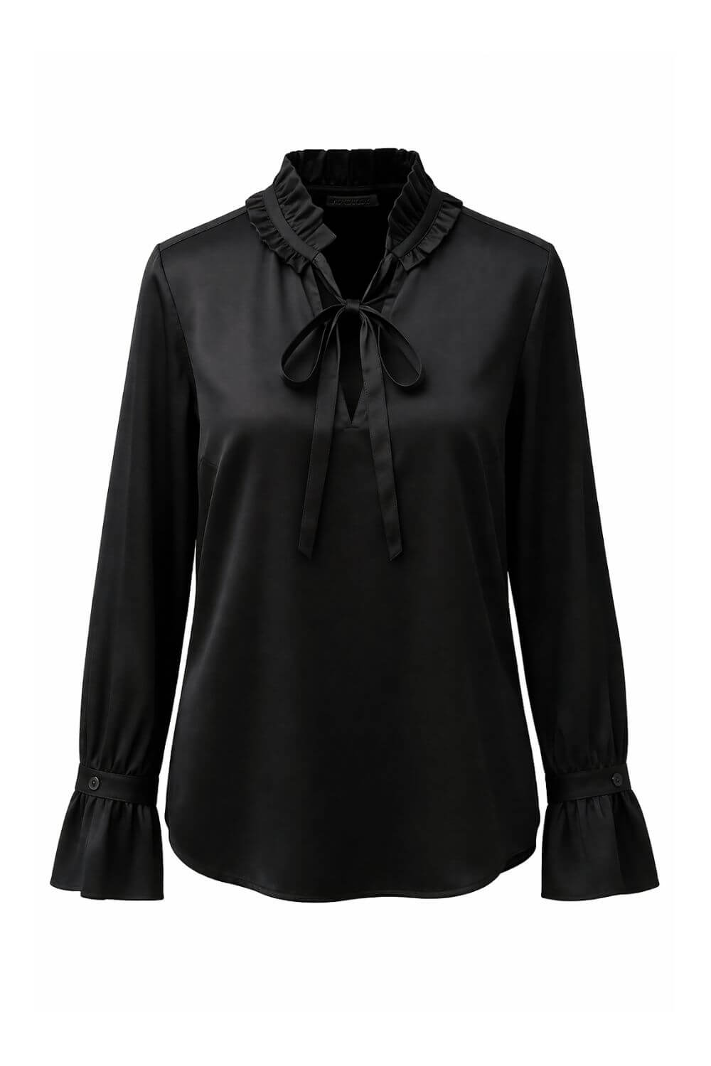 sort skjorte bomuld Kenji fra Stenstroms