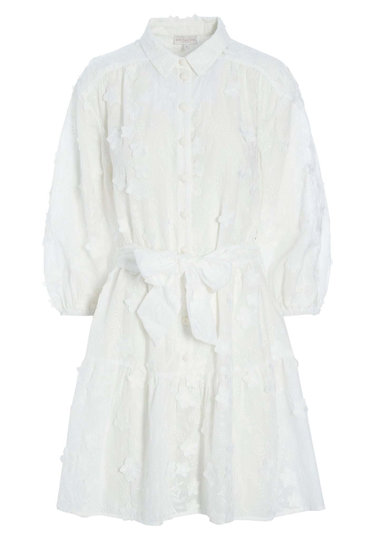 Dea Kudibal - Khloé NS dress - Daisy White