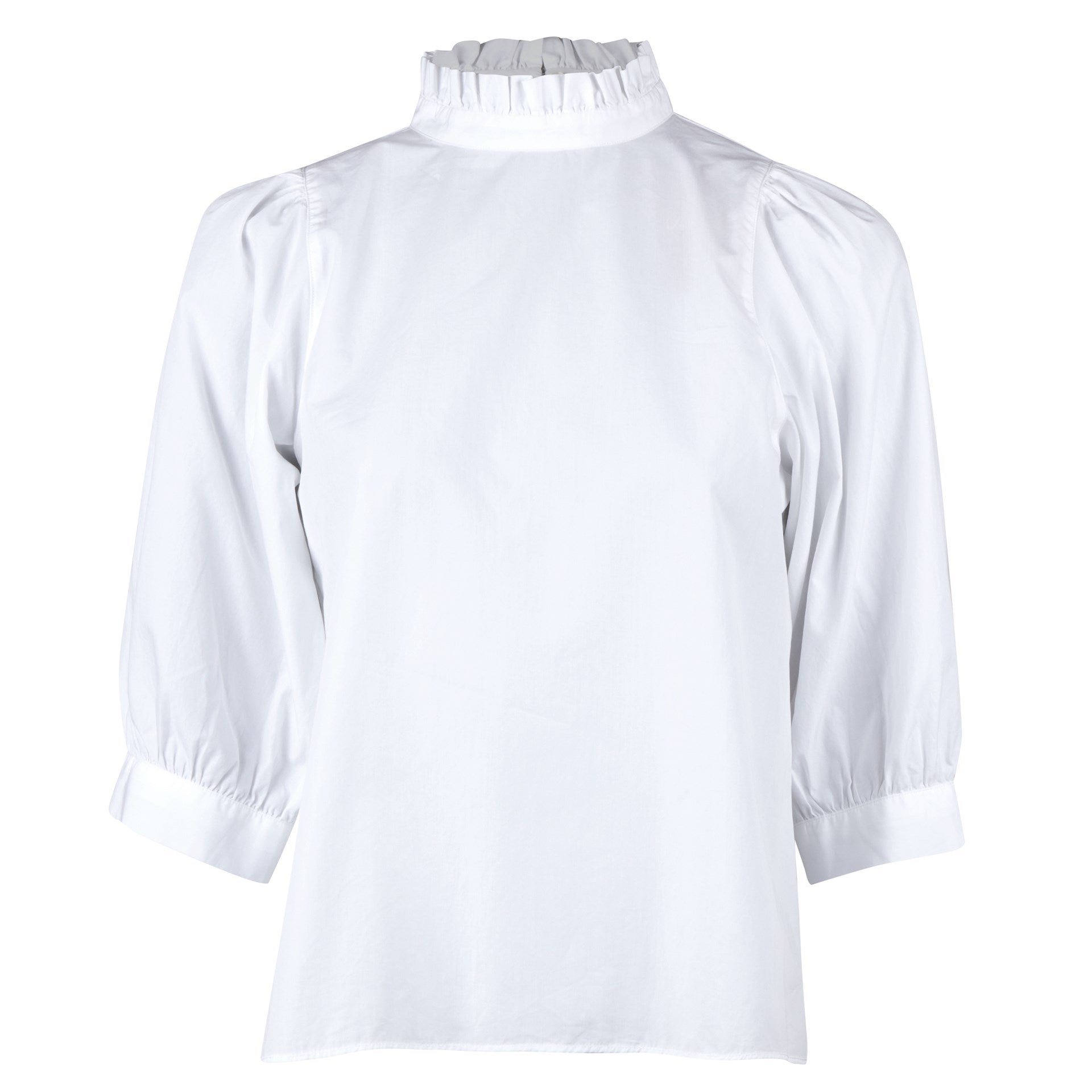 Elsa Short Sleeved Blouse, White